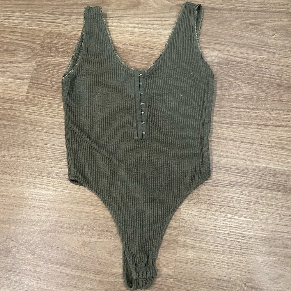 Olive Green Bodysuit